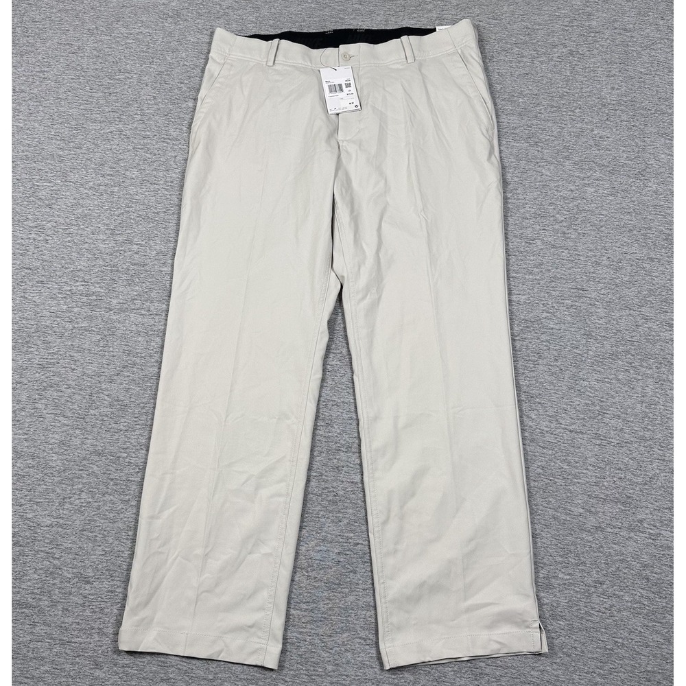Nike Golf Pants Mens Size 36x30 Stone Dri-Fit Performance Lightweight NEW